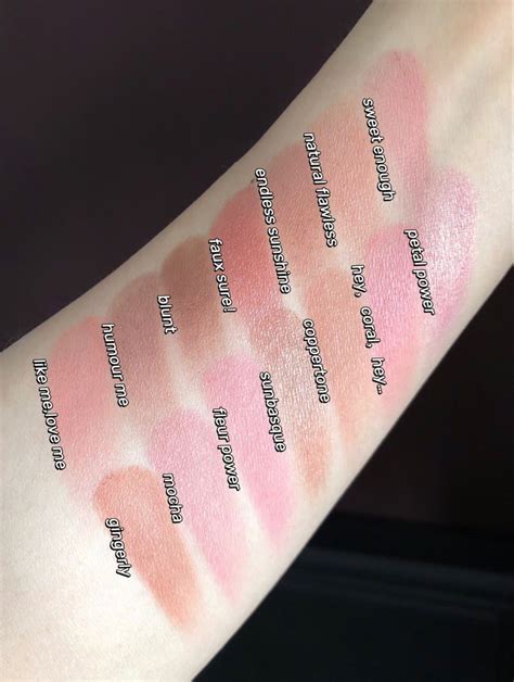 Mac Powder Blush Swatches Pale Skin Makeup Makeup Swatches Mac Blush