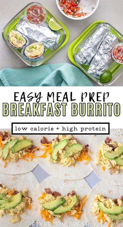 Easy Meal Prep Breakfast Burritos Recipe Healthy Breakfast Meal