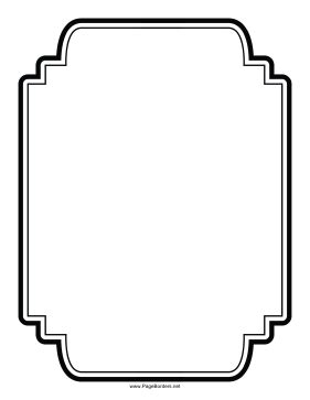 bold  narrow double border