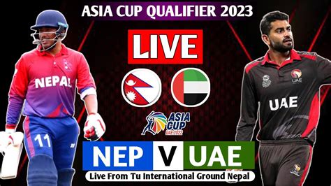 Nepal Vs Uae Acc Preimier Cup Live Match Nep Vs Uae Live Match Youtube