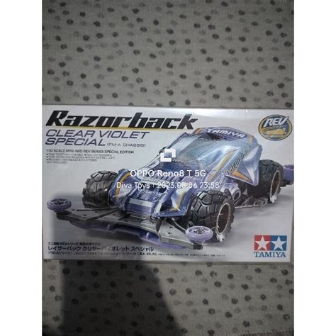 Jual Tamiya 95524 Razorback Clear Violet Special FMA FM A Chassis