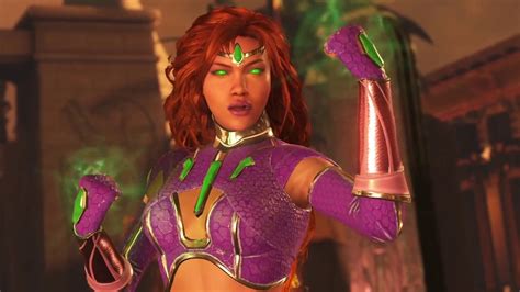 Injustice Starfire Battle Simulator Youtube