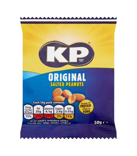 Kp Original Salted Peanuts 50g Global Brand Supplies