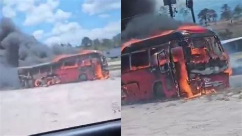 Bus Que Transportaba Migrantes Se Incendia En Ocotepeque