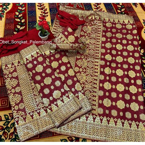 Jual Couple Songket Rumpak Tanjak Kain Cewek Shopee Indonesia