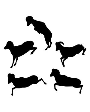 Ram Silhouette Clip Art