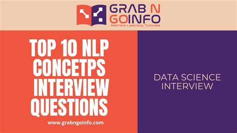 Top 10 NLP Concepts Interview Questions And Answers Machine Learning