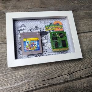 Super Mario Land Shadowbox Nintendo Game Diorama Controller