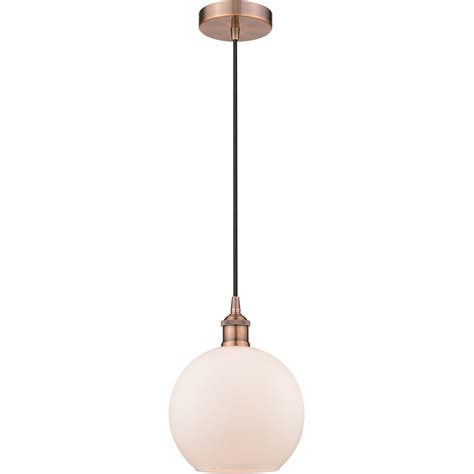 Innovations Lighting 616 1P AC G121 8 Edison Athens Mini Pendant