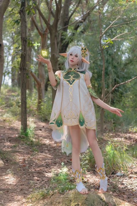 Ovo Yaokoututu Cosplay Nahida Genshin Impact Photos And