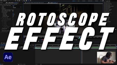 How To Rotoscope Rotoscope Tutorial After Effects Youtube