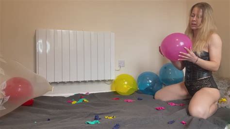 HOT N SEXY BOUNCE 2 POP ON MY MULTICOLOUR BALLOON COLLECTION Sharlet S Looniverse Clips4sale