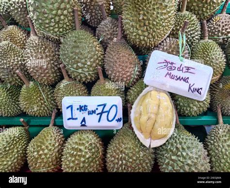 Musang King Is A Malaysian Cultivar Of Durian Prized For Its Unusual