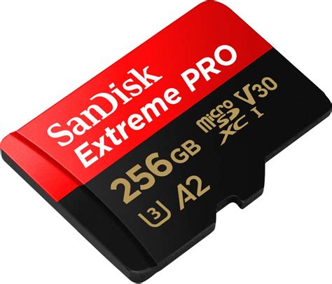 Sandisk Extreme Pro Gb Microsdxc Memory Card Sd Adapter With A