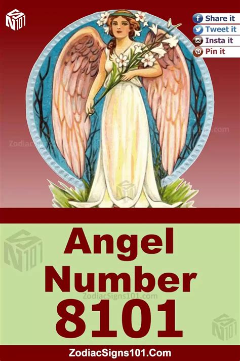 8101 Angel Number Spiritual Meaning And Significance Zodiacsigns101