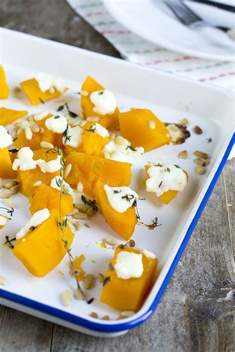 Geroosterde Pompoen Met Feta Honing En Tijm Brenda Kookt