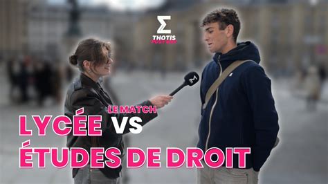 Le lycée VS les études de Droit YouTube