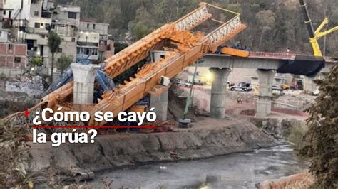 Una Gr A Lanzadora De Dovelas Cay En La Obra Del Tren Interurbano El