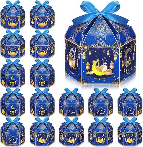 Teling Pcs Ramadan Eid Mubarak Treat Boxes Ramadan Gift Boxes Eid