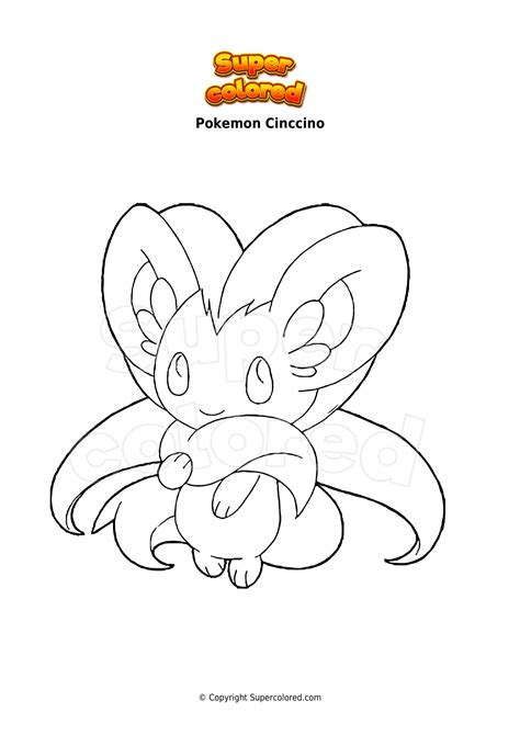 Dibujo De Cinccino De Pokemon Para Colorear Loca Tel The Best Porn