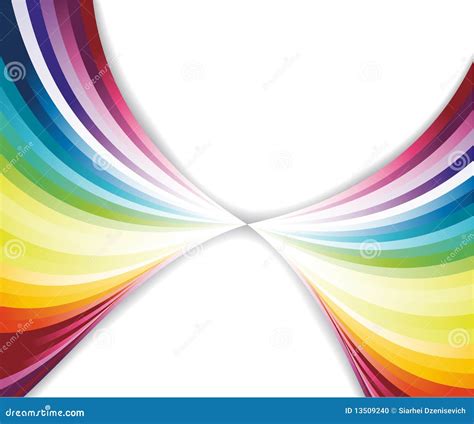 Modelo Abstracto Del Arco Iris Ilustración del Vector Ilustración de