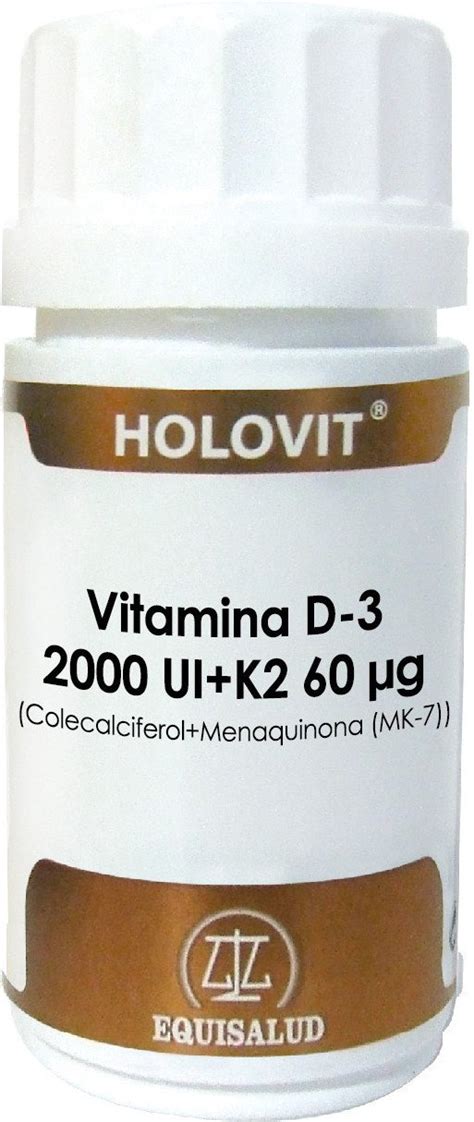 Equisalud Holovit Vitamina D3 2 000 Ui K2 60 Ug 50 Cap BULEVIP