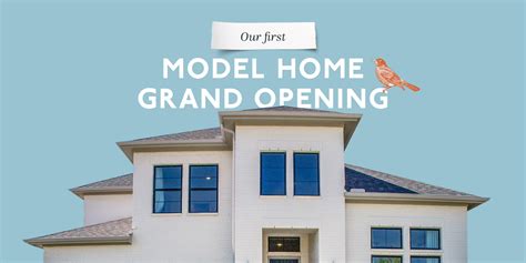 First Model Home Grand Opening With Normandy Homes Painted Tree