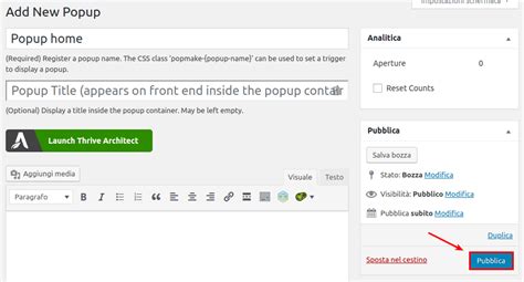 Come Creare Dei Popup Su Wordpress Assistenza Wp