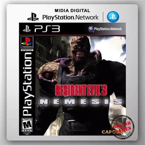 Resident Evil 3 Nemesis Classico Ps3 Jogo Digital Parcelamento Sem