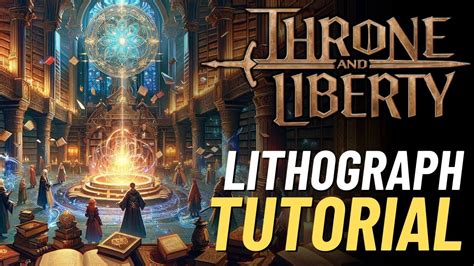 Throne And Liberty Lithograph Book Beginners Guide New Player