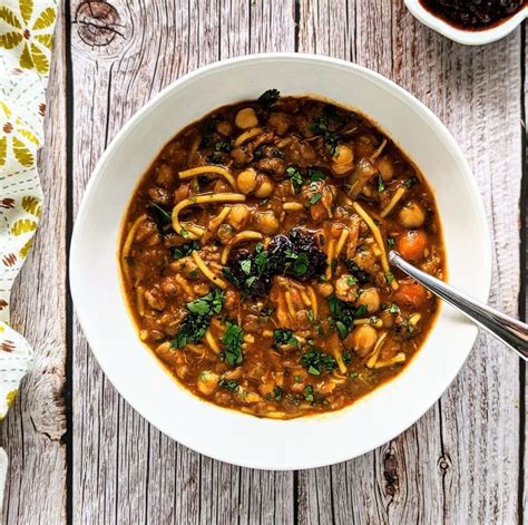 Moroccan Chickpea Soup Stew Harira Modern Mediterranean