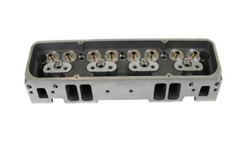 Purchase Sbc Polished Aluminum Cylinder Head 64cc Chamber 198cc 2 020 Int 1 600 Ex In