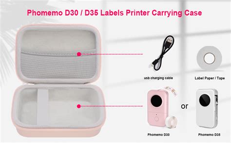 Amazon Elonbo Label Maker Carrying Case For Phomemo D30 Label