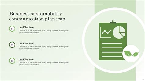 Sustainability Communication Plan Powerpoint Ppt Template Bundles Ppt