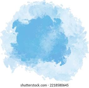 Watercolor Brush Splash Stain Stock Vector Royalty Free