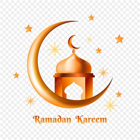 Crescent Gold Vector Hd Png Images Gold Ramadan Gold Crescent Moon