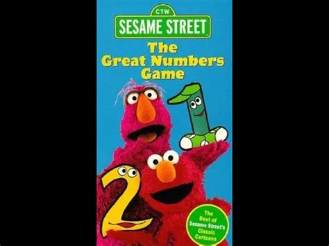 Sesame Street The Great Numbers Game Vhs Ebay