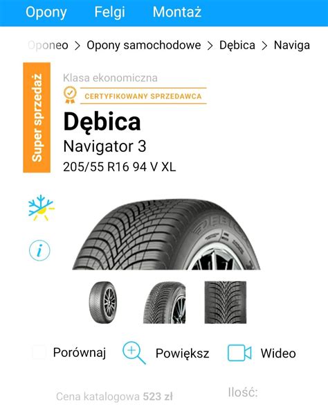 Opony Dębica Navigator 3 rozmiar 205 55 16 całoroczne wielosezonowe