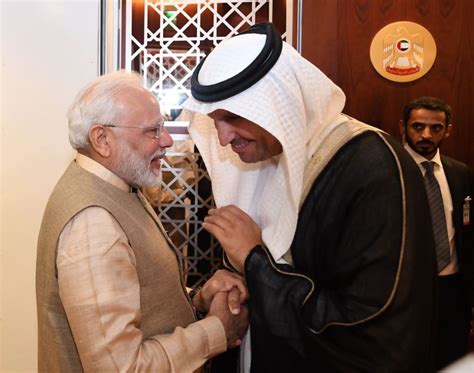 Pm Modi Arrives In Uae To Receive Highest Civilian Order