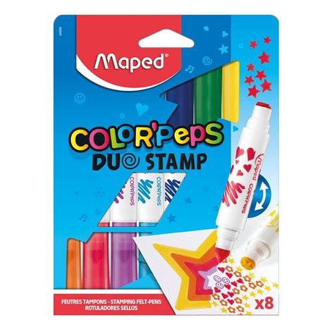 FLOMASTERI MAPED COLOR PEPS M846808 DUO SA PEČATOM