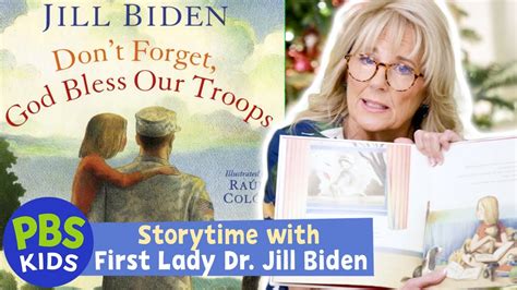 First Lady Dr Jill Biden Holiday READ ALONG Dont Forget God Bless