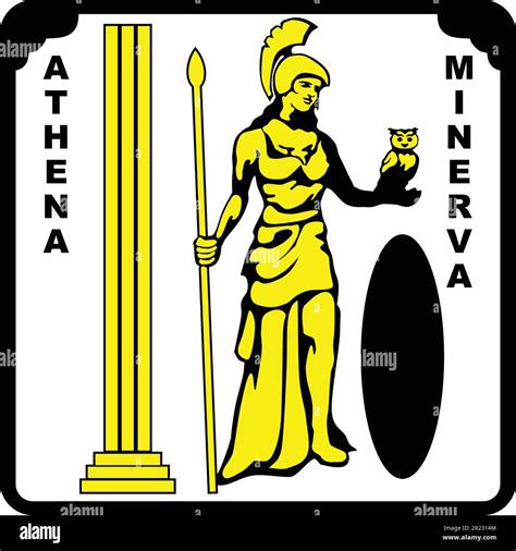 Athena greek deity hi-res stock photography and images - Alamy