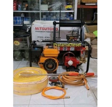 Jual Steam Power Sprayer MITSUTOMO MTM22 Steam Full Set Selang 100Meter