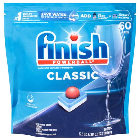 Save On FINISH Powerball Classic Automatic Dishwasher Detergent Tabs