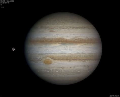 Jupiter and Ganymede on March 10, 2015 | The Planetary Society