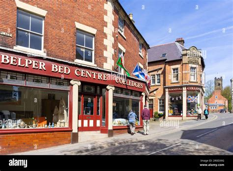 Belper Derbyshire, Colledges Furnishers and Belper Bed Centre Market Head Market Place Belper ...