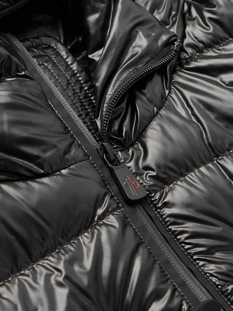 Moncler Grenoble Quilted Shell Panelled Jersey Hooded Down Jacket