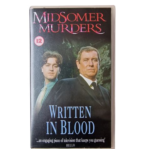 Tiptop Deals Vhs Movie Midsomer Murders Written In Blood