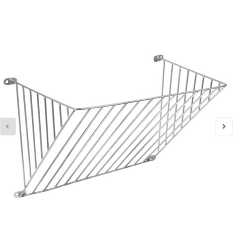 Kerbl Galvanised Square Wall Mounted Hay Rack 32705 Greengarth