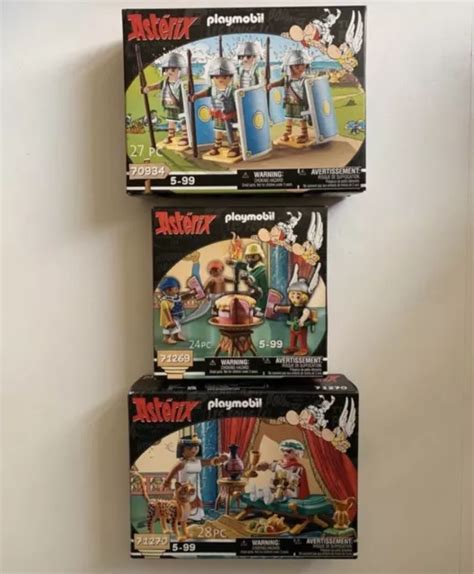 LOT DE 3 Boîtes Playmobil Astérix EUR 29 95 PicClick FR